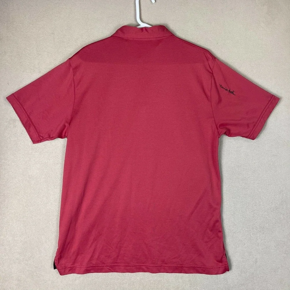 Travis Mathew Polo Shirt Adult Large Red Short Sleeve Golf‎ Rugby Mens